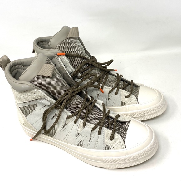 Converse 172350C Chuck 70 High Top Suede Crockery Beige Women’s Sneakers - Picture 4 of 9